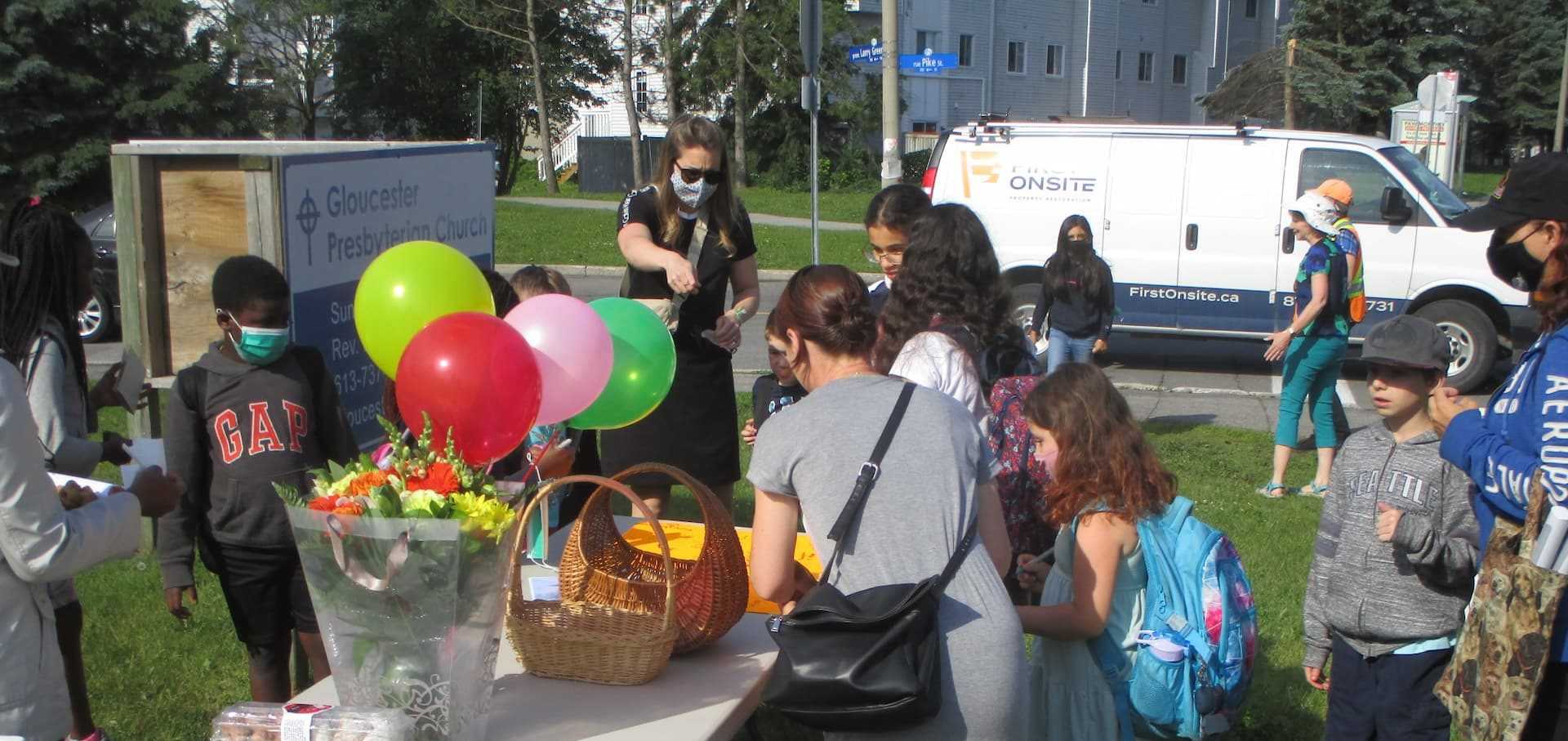 A bbq at Gloucester Church.